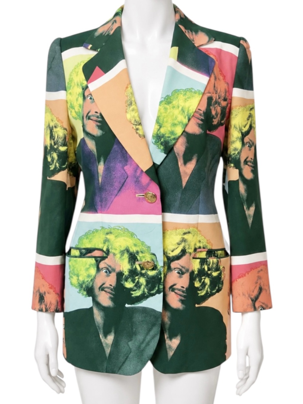 1990’s Moschino Cheap & Chic Vintage Pop Art Warhol Blazer